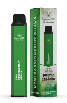 CBD Disposable Vape – Kiwi Passionfruit Guava (2000mg)